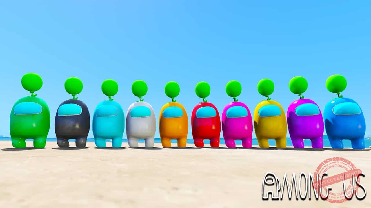 GTA 5 Mods Among Us Balloon Hat Skin