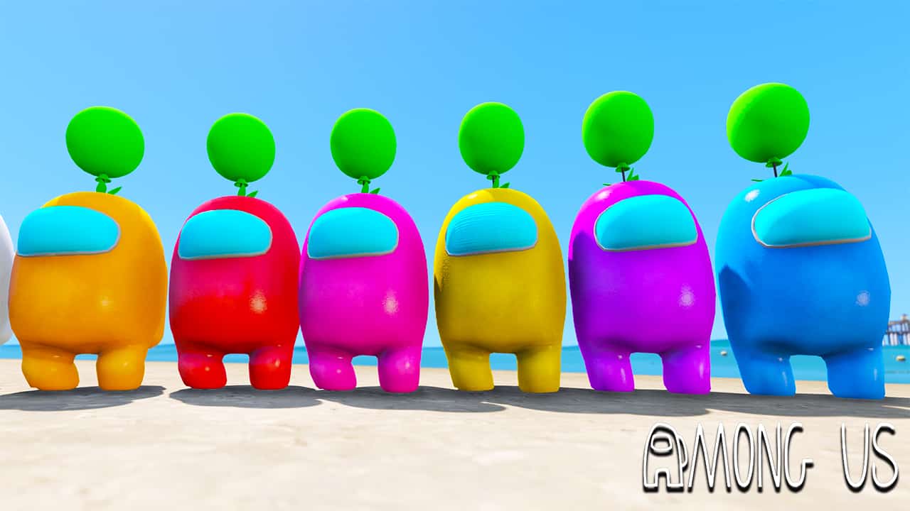 GTA 5 Mods Among Us Balloon Hat Skin