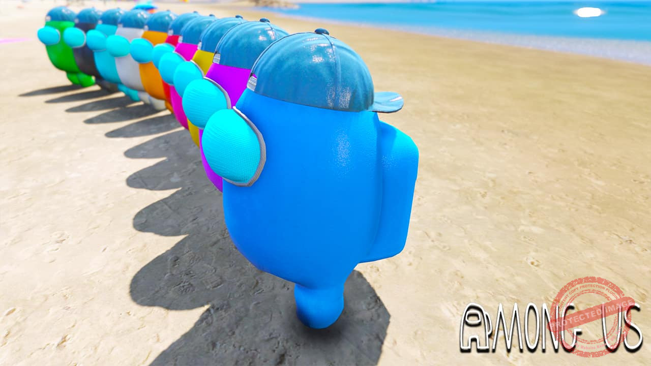 GTA 5 Mods Among Us Basic Hat Skin