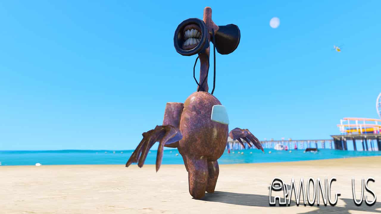 GTA 5 Mods Among Us Siren Head