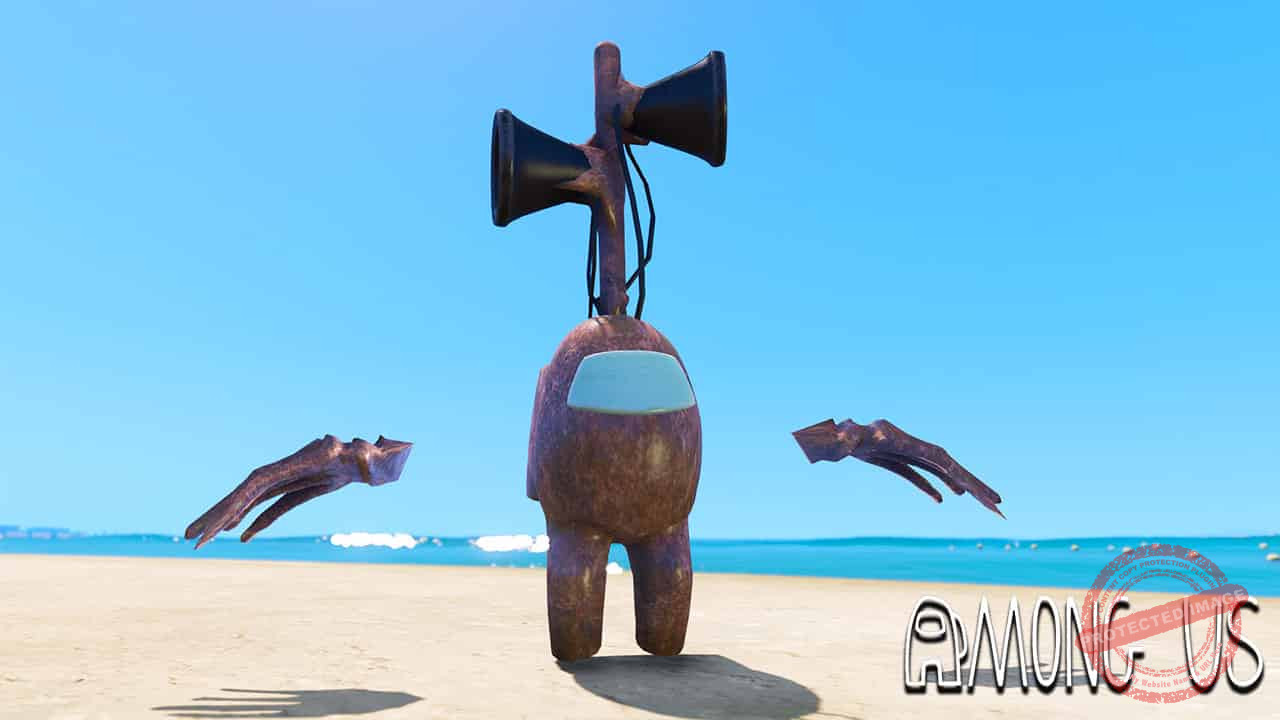 GTA 5 Mods Among Us Siren Head