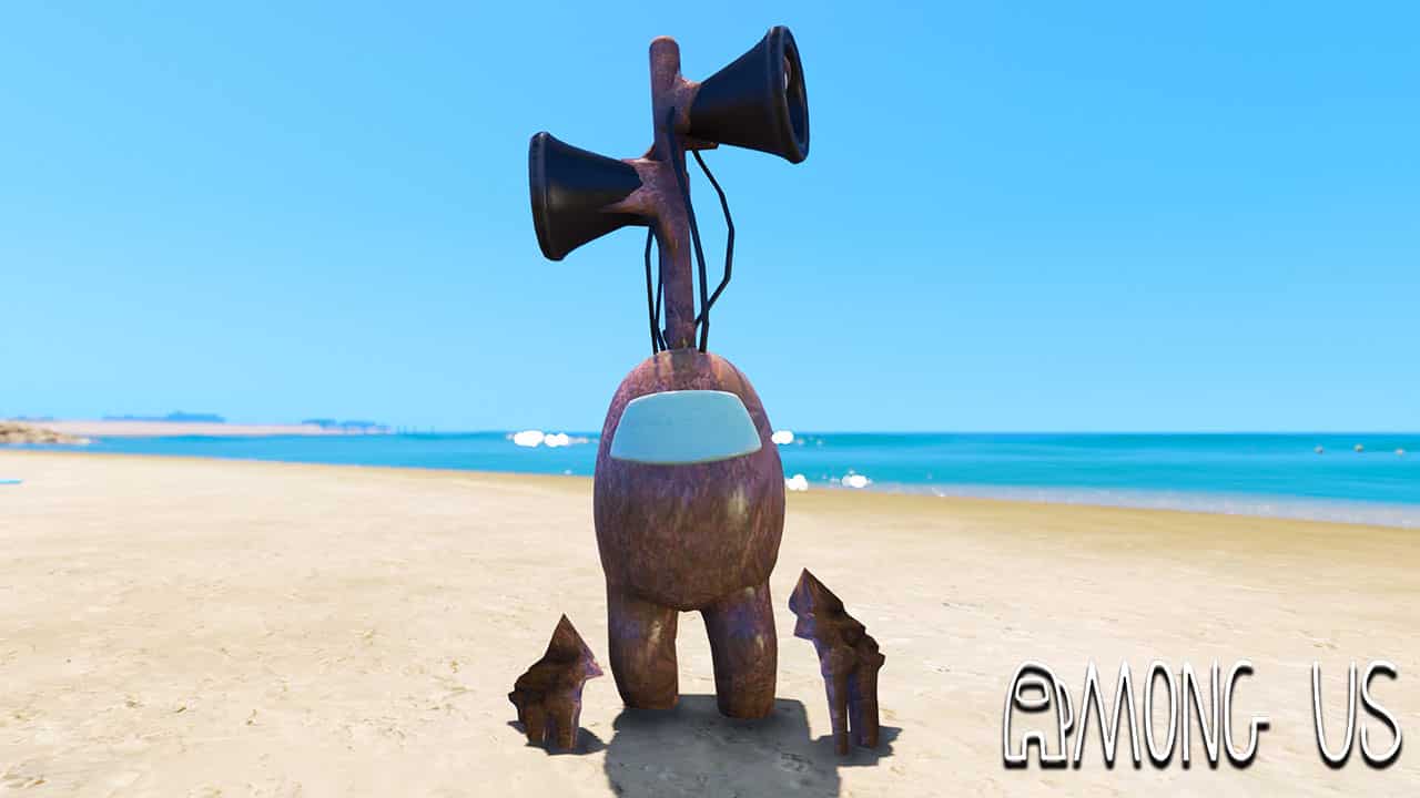 GTA 5 Mods Among Us Siren Head