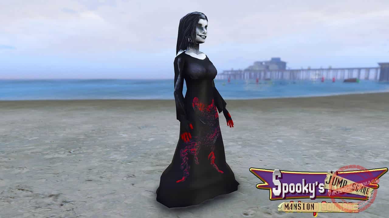 GTA 5 Mods Bekka in Spooky's Jump Scare Mansion