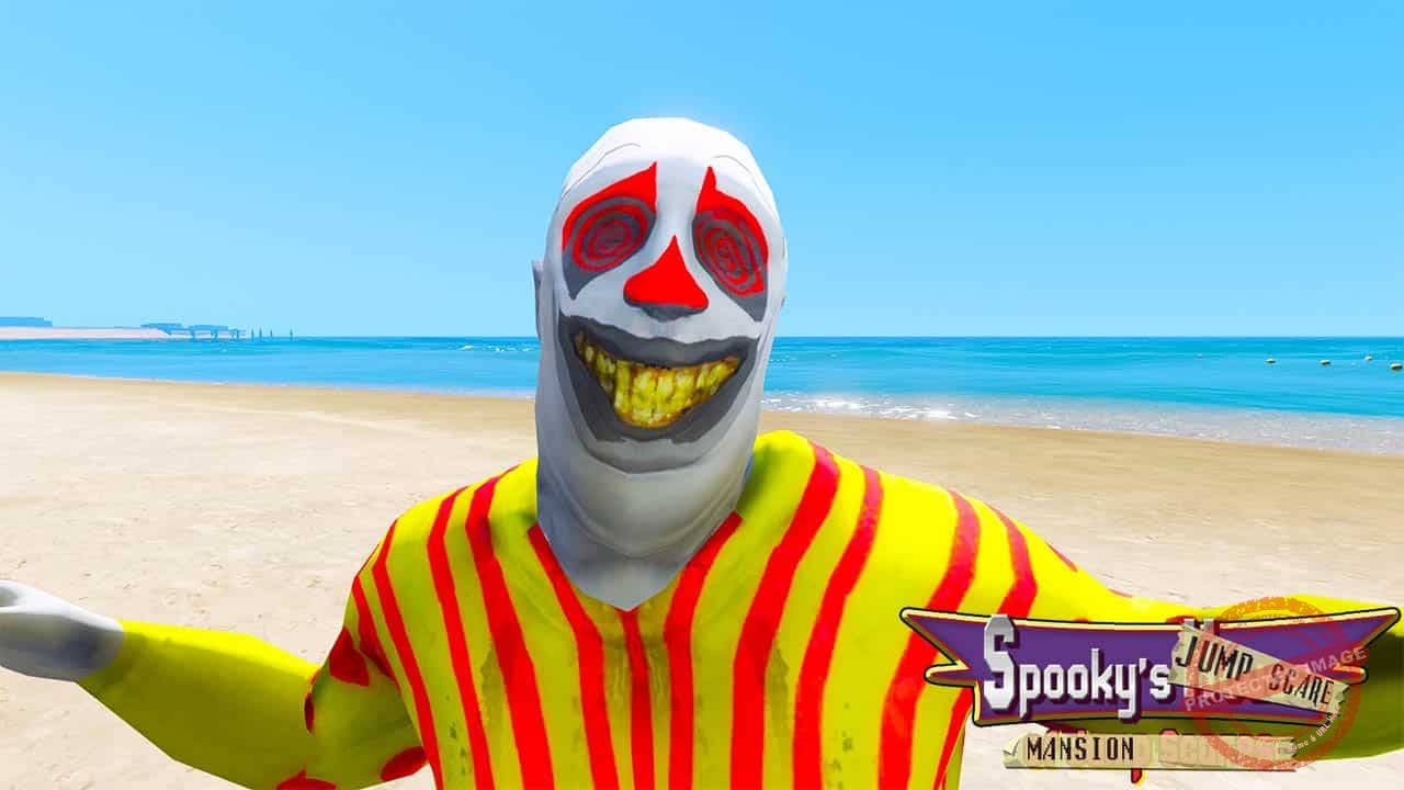 GTA 5 Mods Clown in Spooky's Jump Scare Mansion