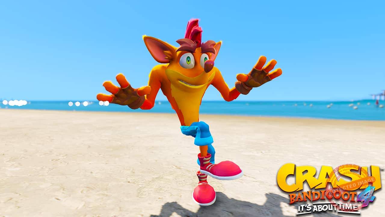 GTA 5 Mods Crash Bandicot 4