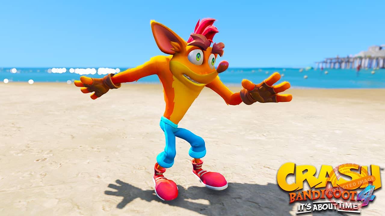 GTA 5 Mods Crash Bandicot 4