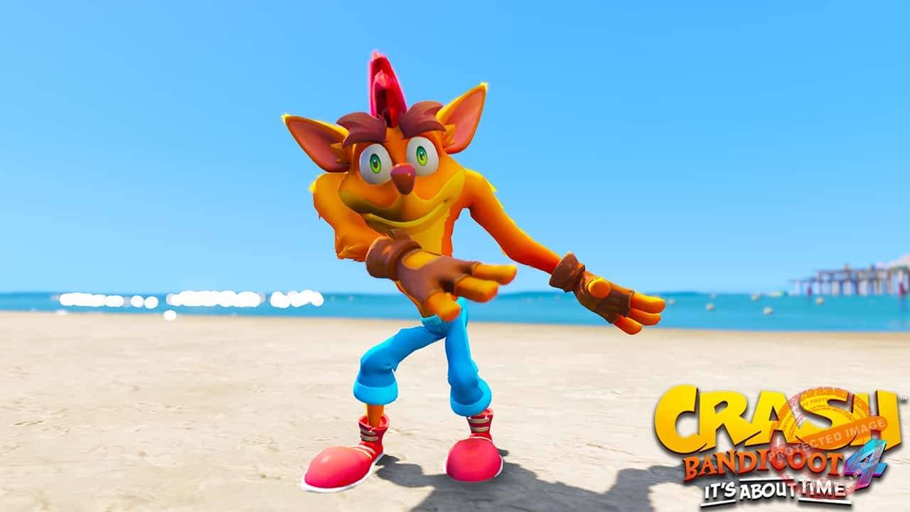 GTA 5 Mods Crash Bandicot 4