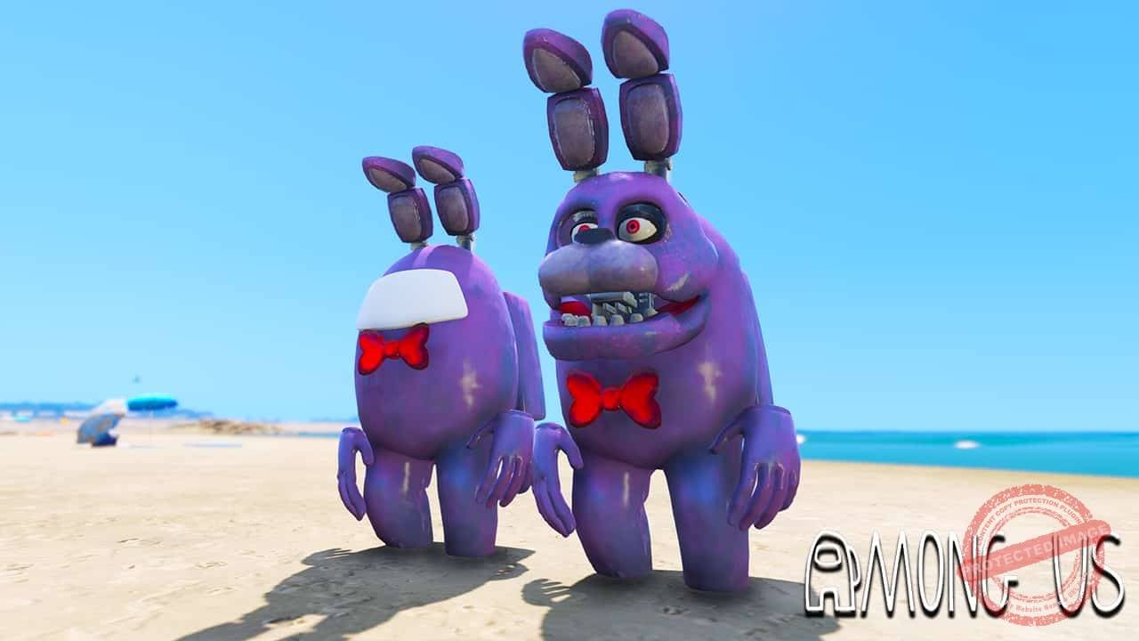 GTA 5 Mods FNAF Among Us Bonnie