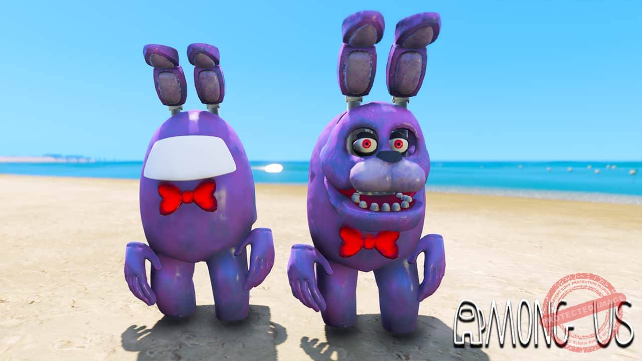 GTA 5 Mods FNAF Among Us Bonnie