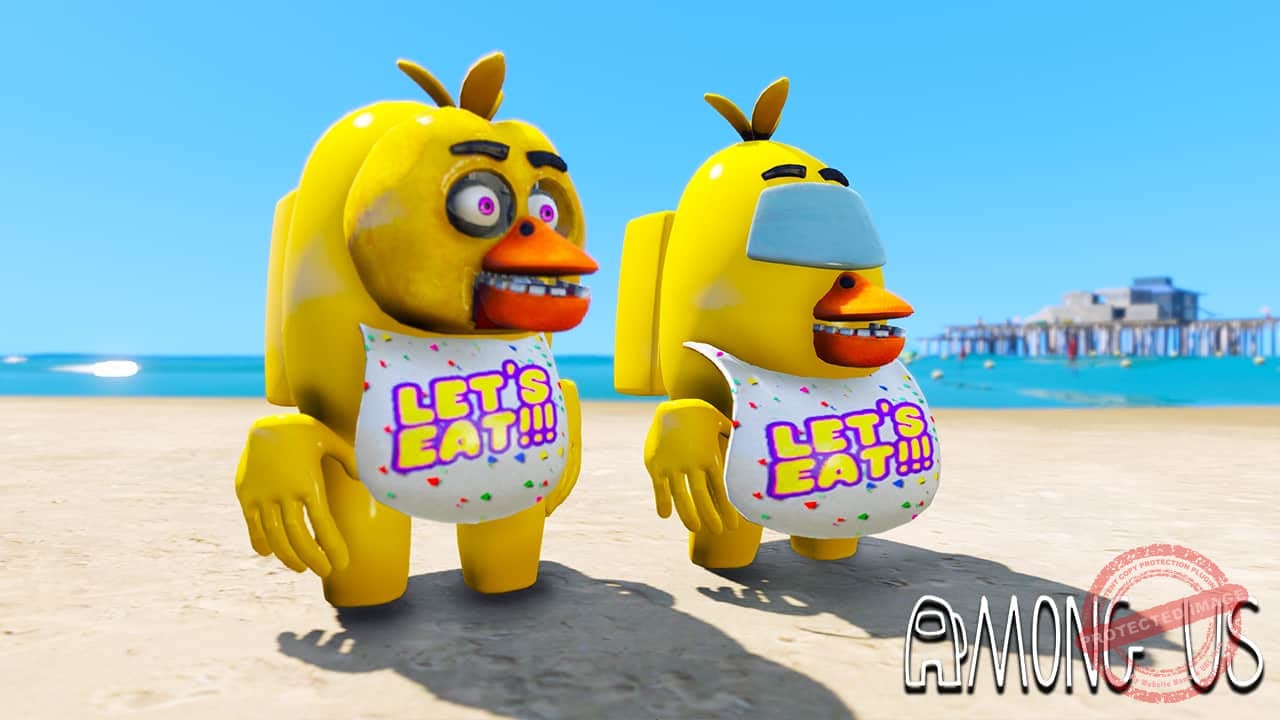 GTA 5 Mods FNAF Among Us Chica