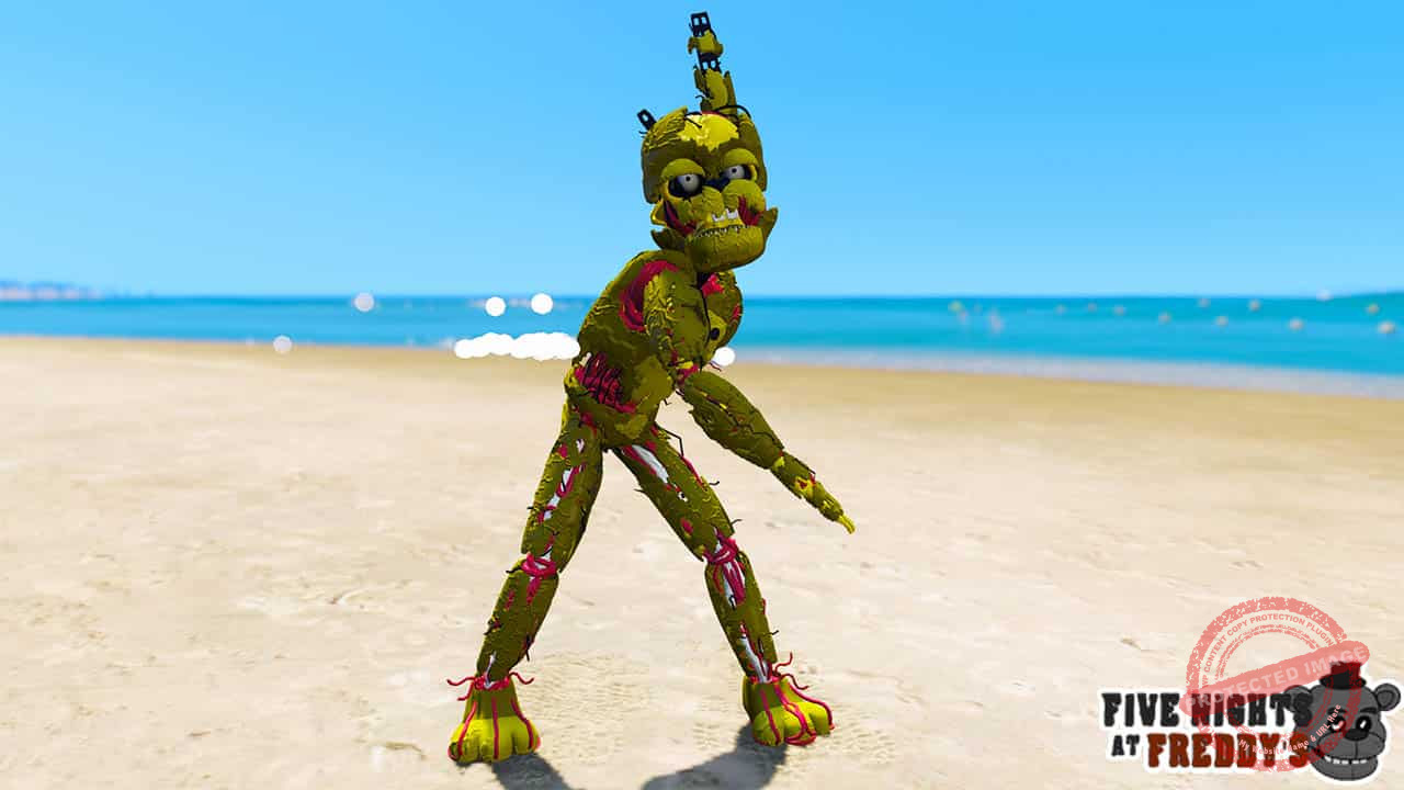 GTA 5 Mods FNAF Scraptrap