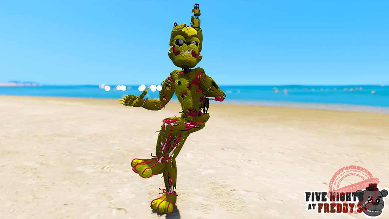 GTA 5 Mods FNAF Scraptrap