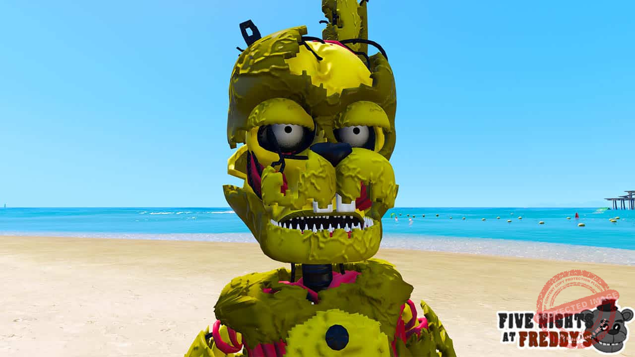 GTA 5 Mods FNAF Scraptrap