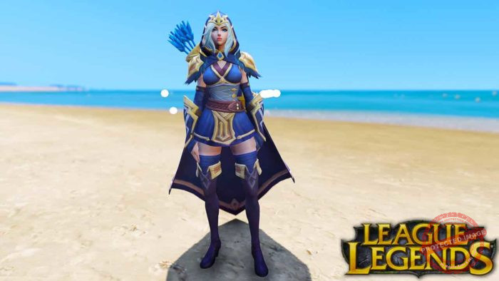 GTA 5 Mods Ashe in League of Legend - GTA 5 Mods Website