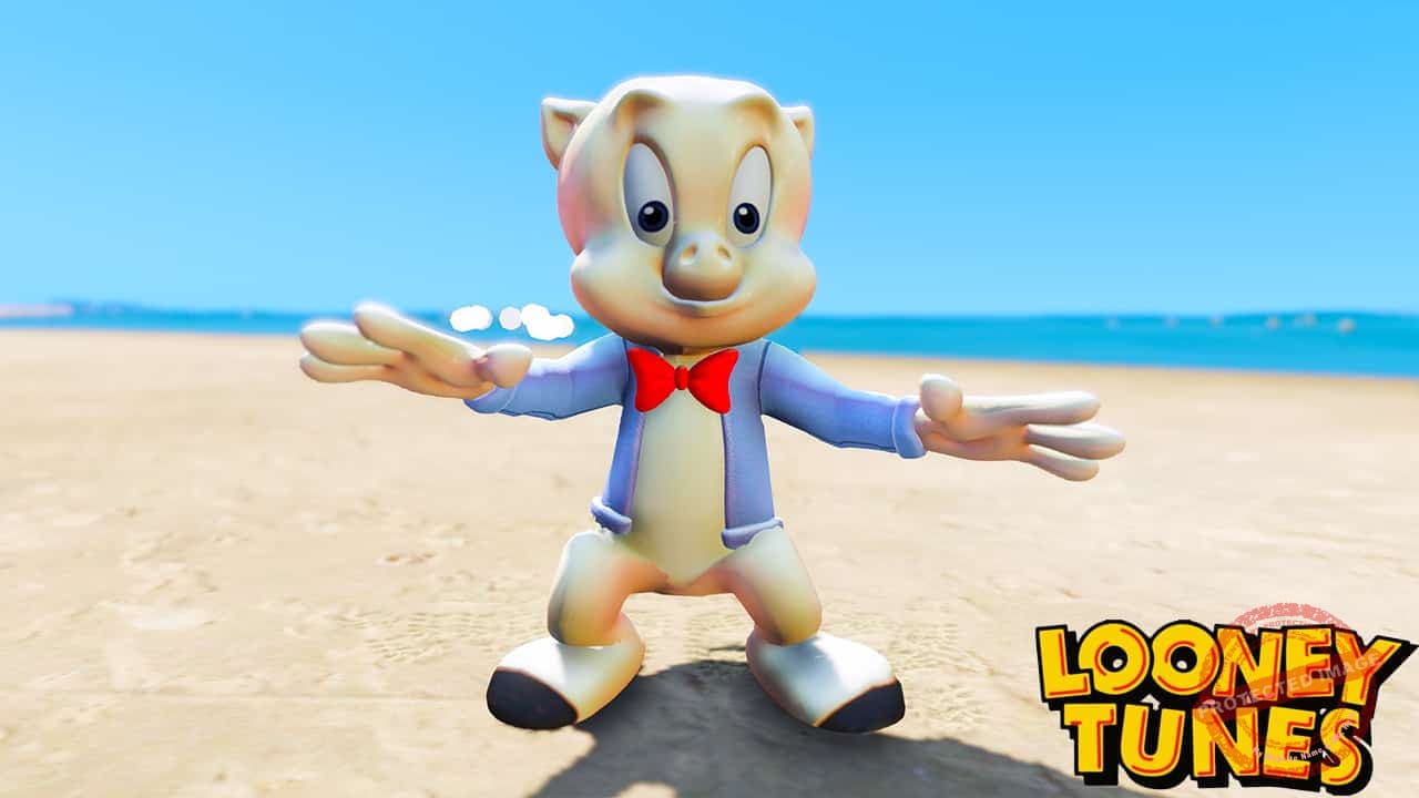 GTA 5 Mods Porky Pig
