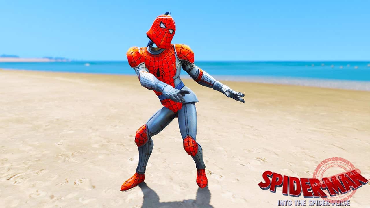 GTA 5 Mods Spiderman Knight in Spider-Man Into the Spider-Verse