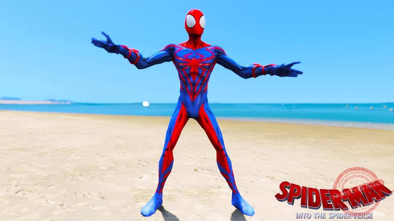 GTA 5 Mods Spiderman Unlimited in Spider-Man Into the Spider-Verse