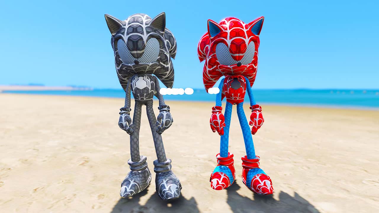 GTA 5 Mods Spider Sonic