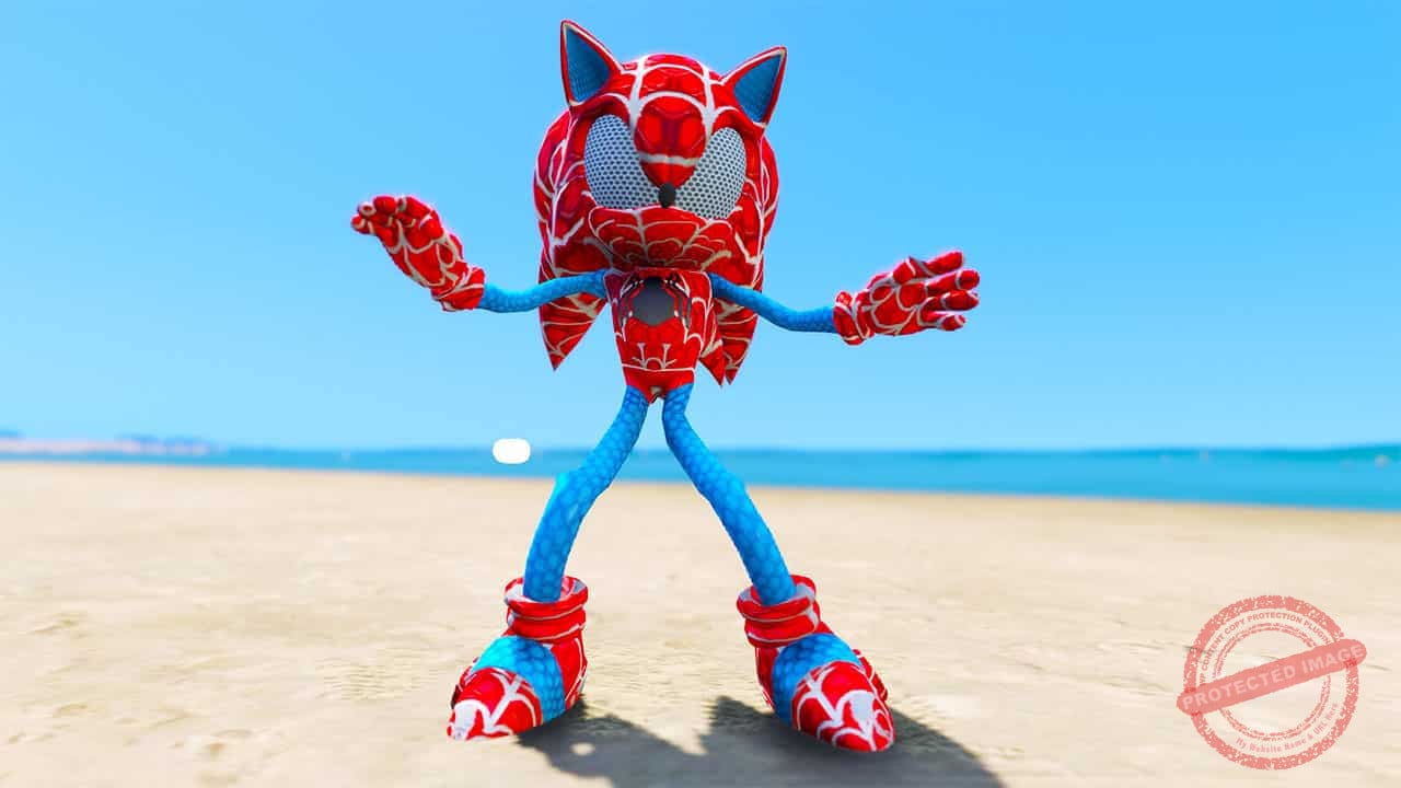GTA 5 Mods Spider Sonic