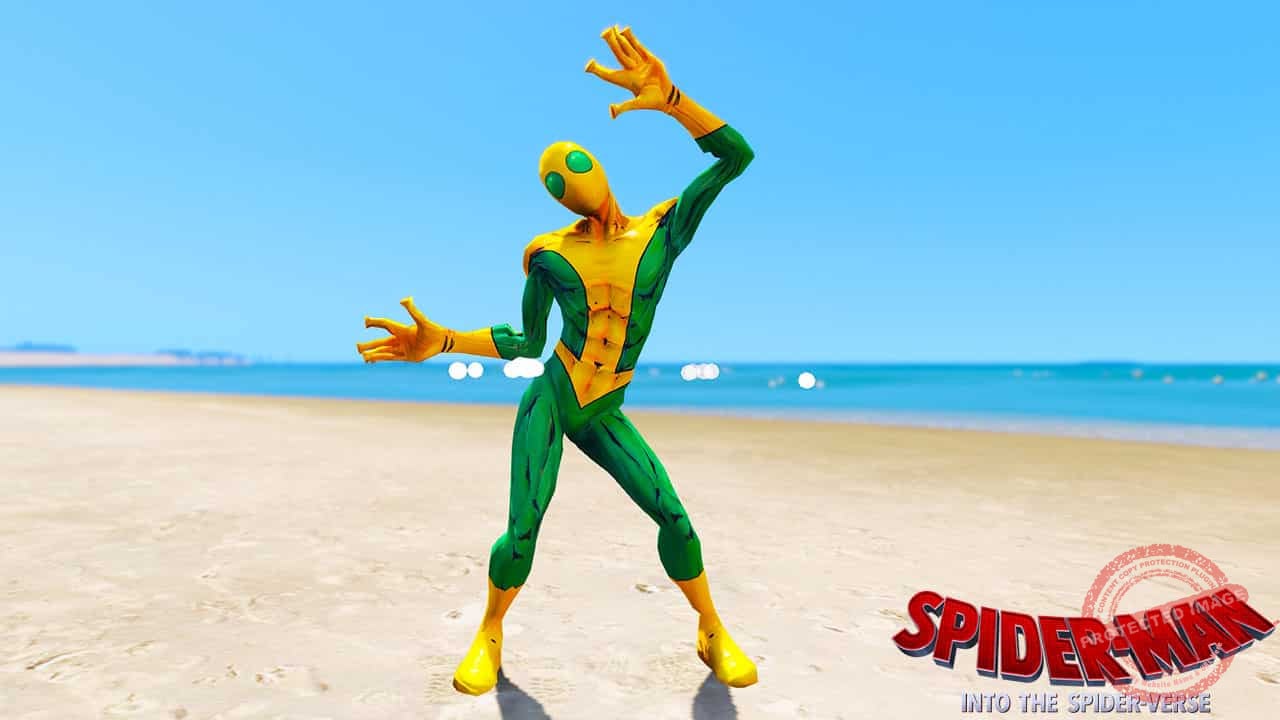 GTA 5 Mods Spiderman Arachnoman in Spider-Man Into the Spider-Verse