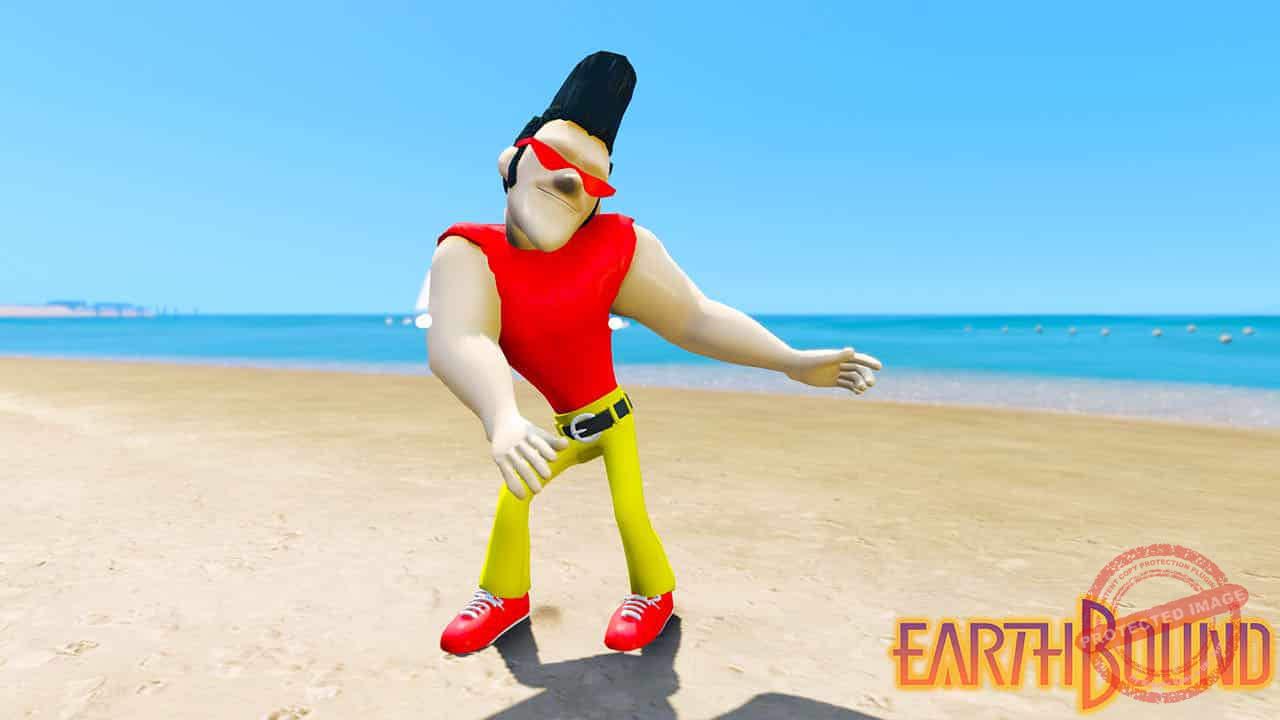 GTA 5 Mods Teddy in Earthbound