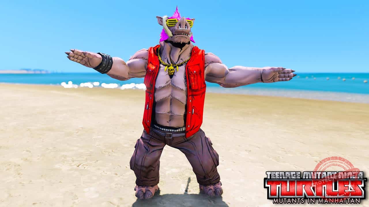 GTA 5 Mods TMNT Bebop