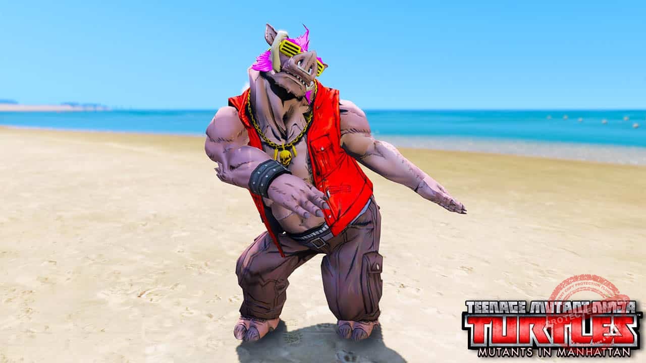 GTA 5 Mods TMNT Bebop