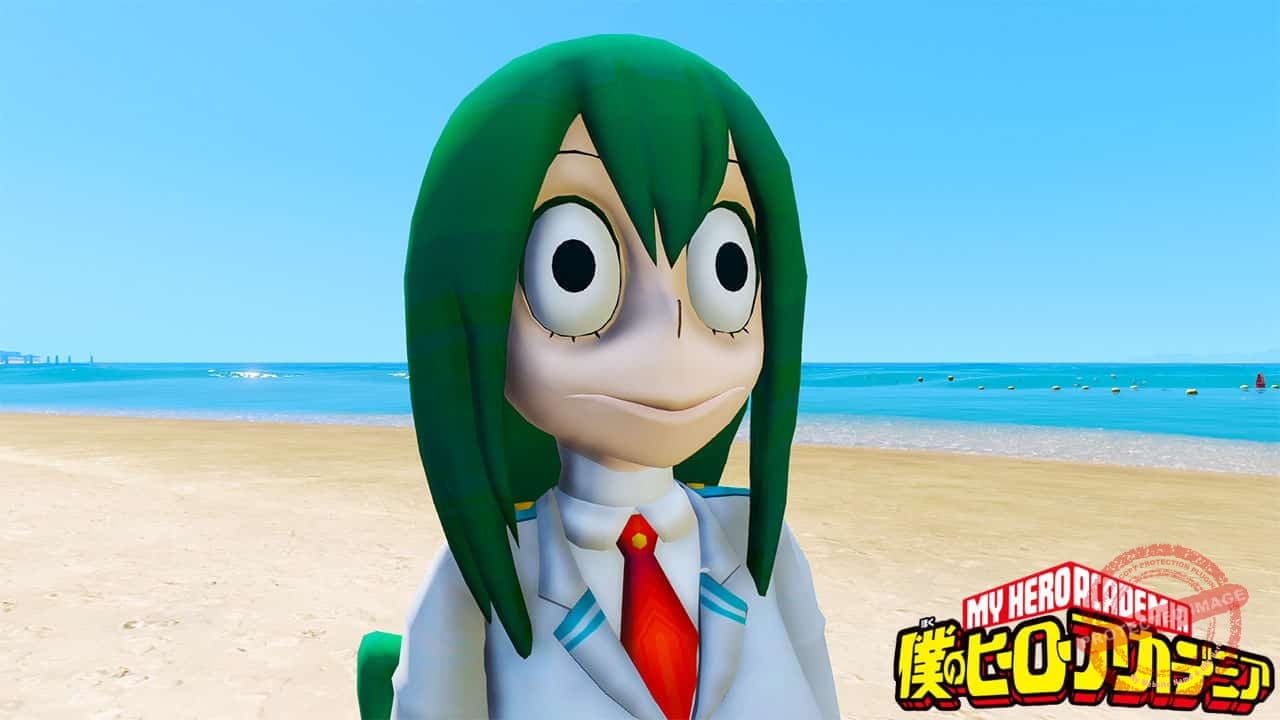 GTA 5 Mods Asui Tsuyu in My Hero Academia
