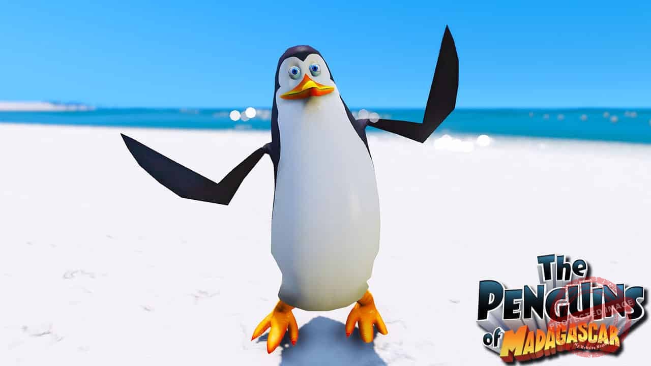 GTA 5 Mods Kowalski in Penguins Madagascar