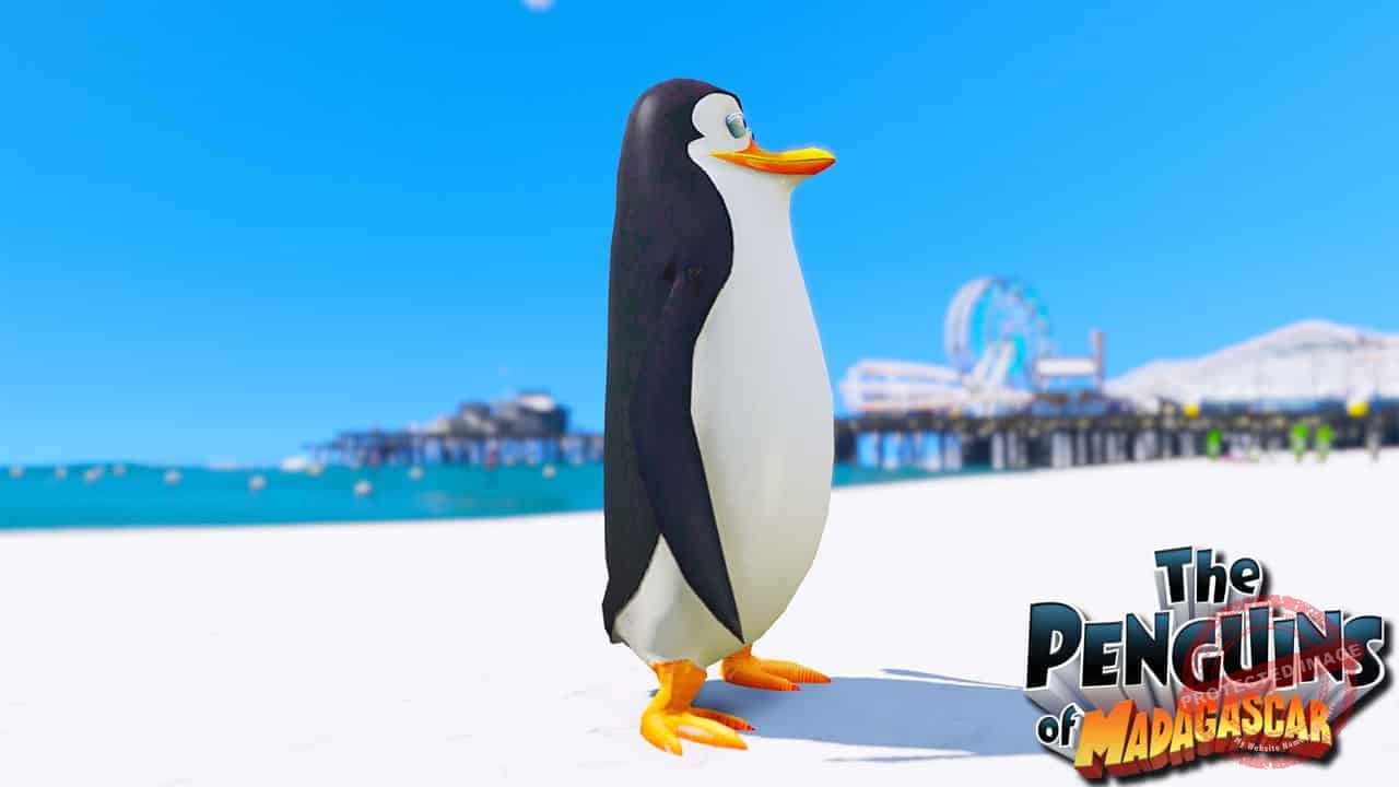 GTA 5 Mods Kowalski in Penguins Madagascar