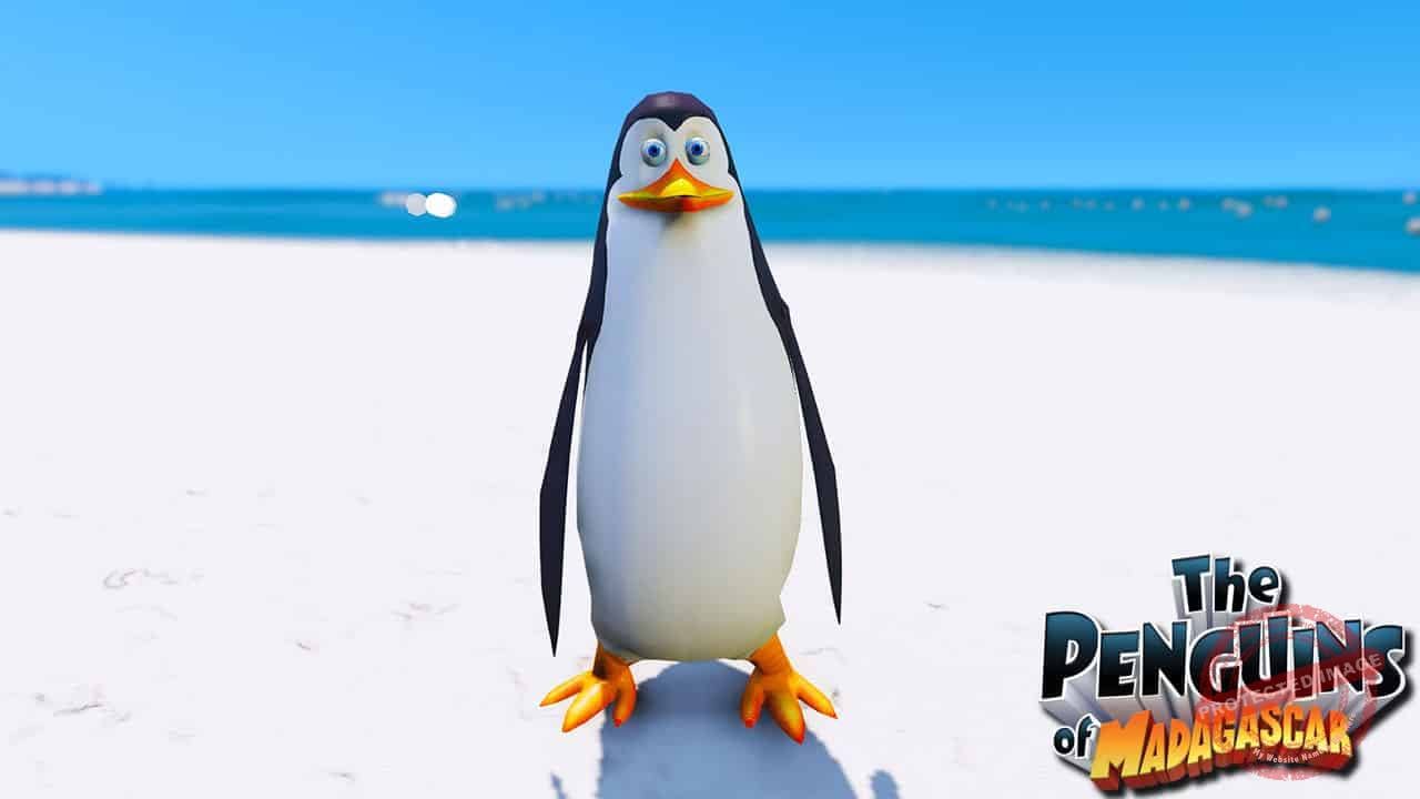 GTA 5 Mods Kowalski in Penguins Madagascar