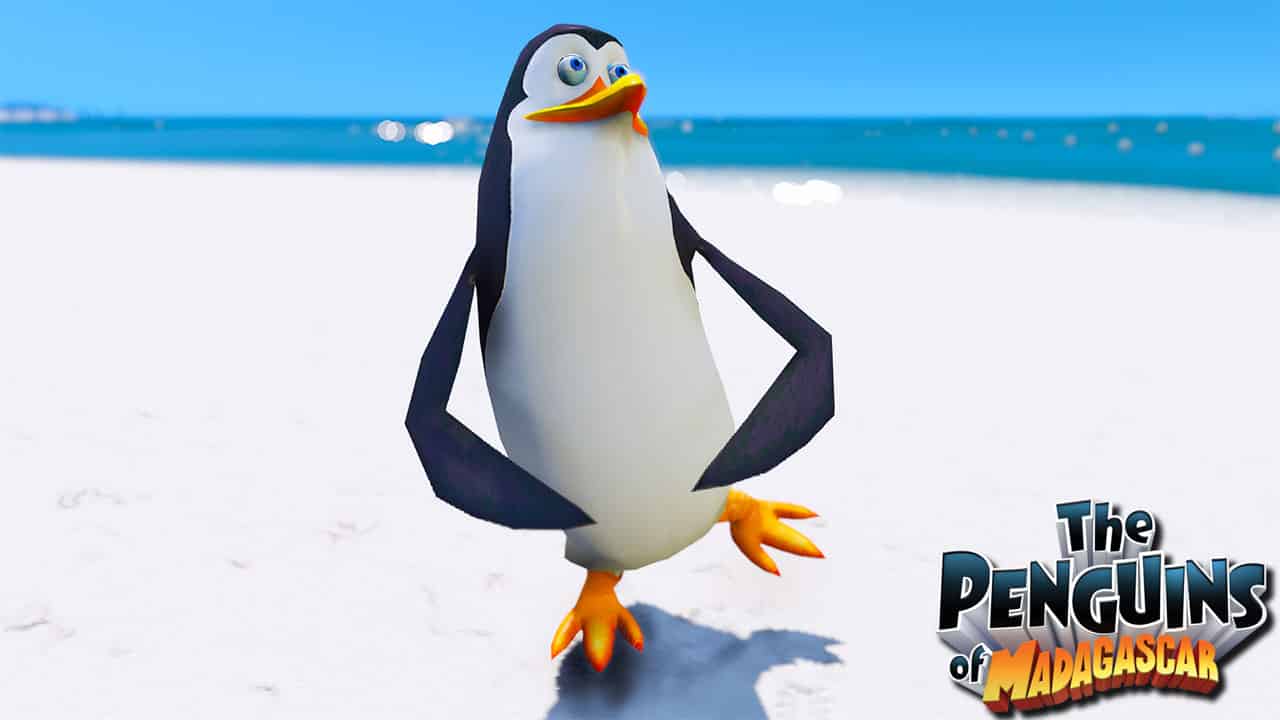 GTA 5 Mods Kowalski in Penguins Madagascar
