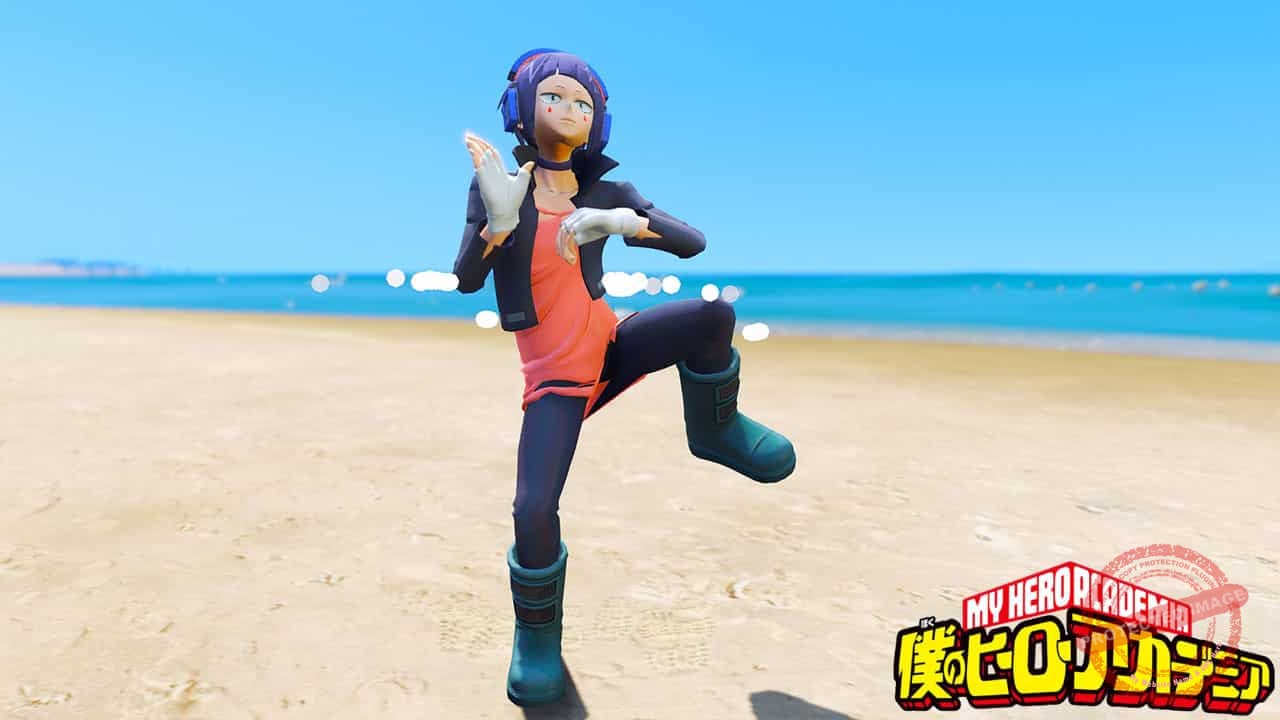 GTA 5 Mods Kyoka Jiro in My Hero Academia