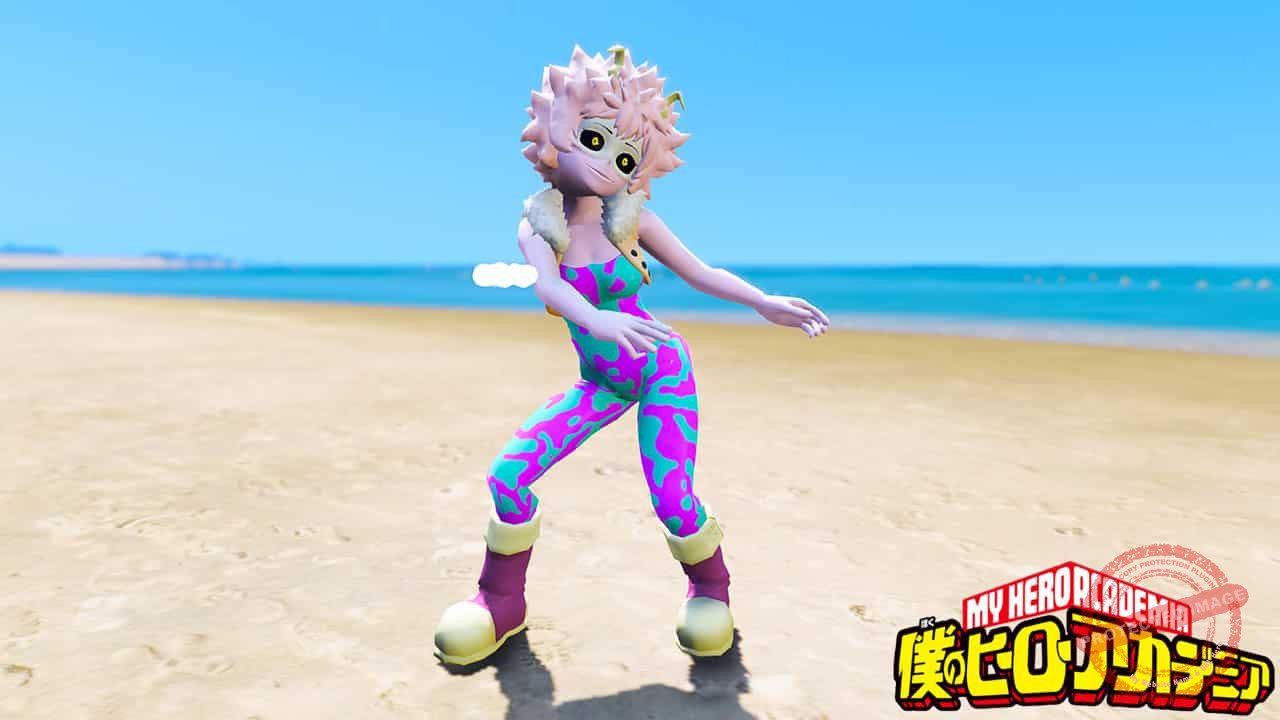 GTA 5 Mods Mina Ashido in My Hero Academia