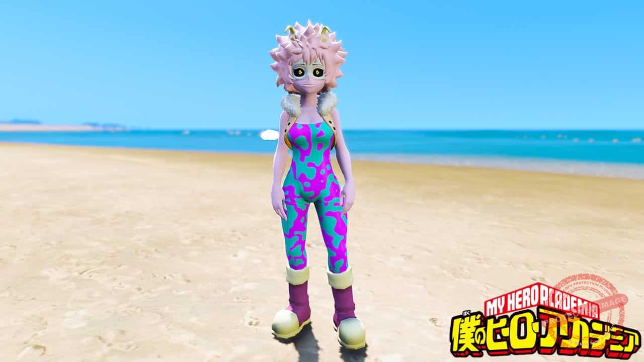 GTA 5 Mods Mina Ashido in My Hero Academia