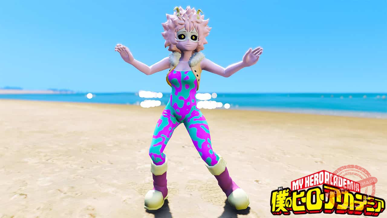 GTA 5 Mods Mina Ashido in My Hero Academia