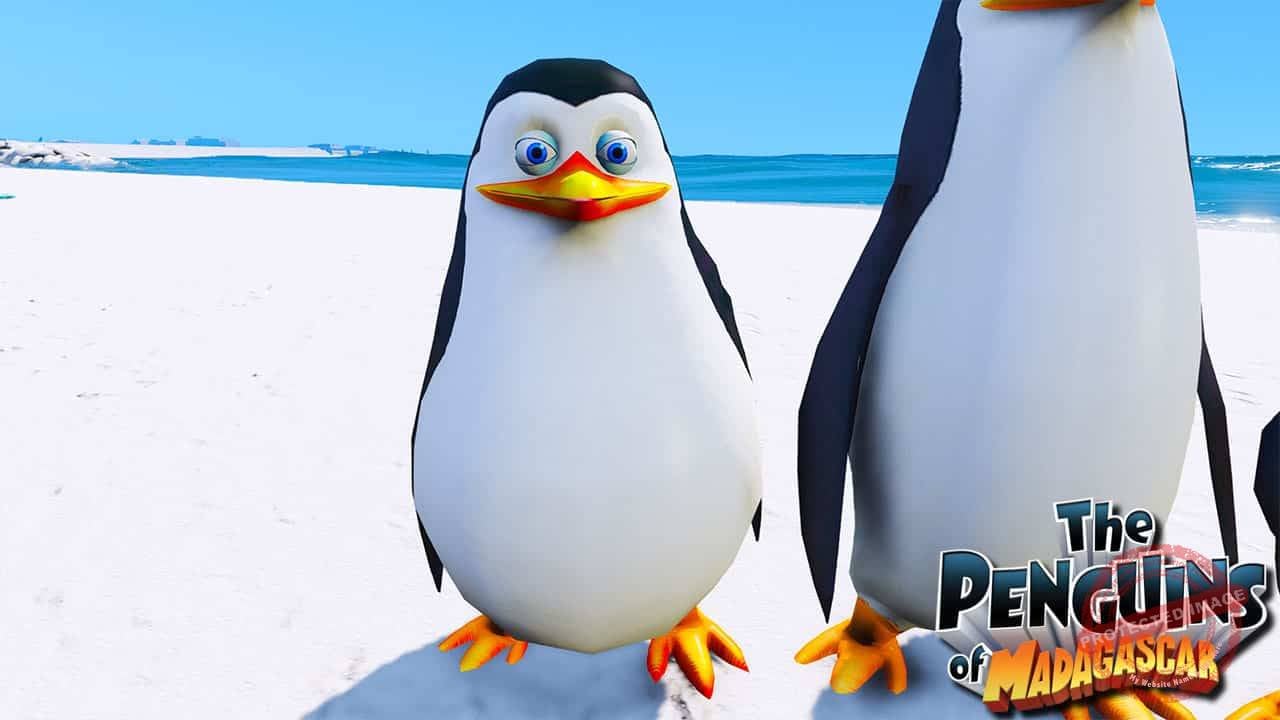 GTA 5 Mods The Penguins of Madagascar FULL PACK