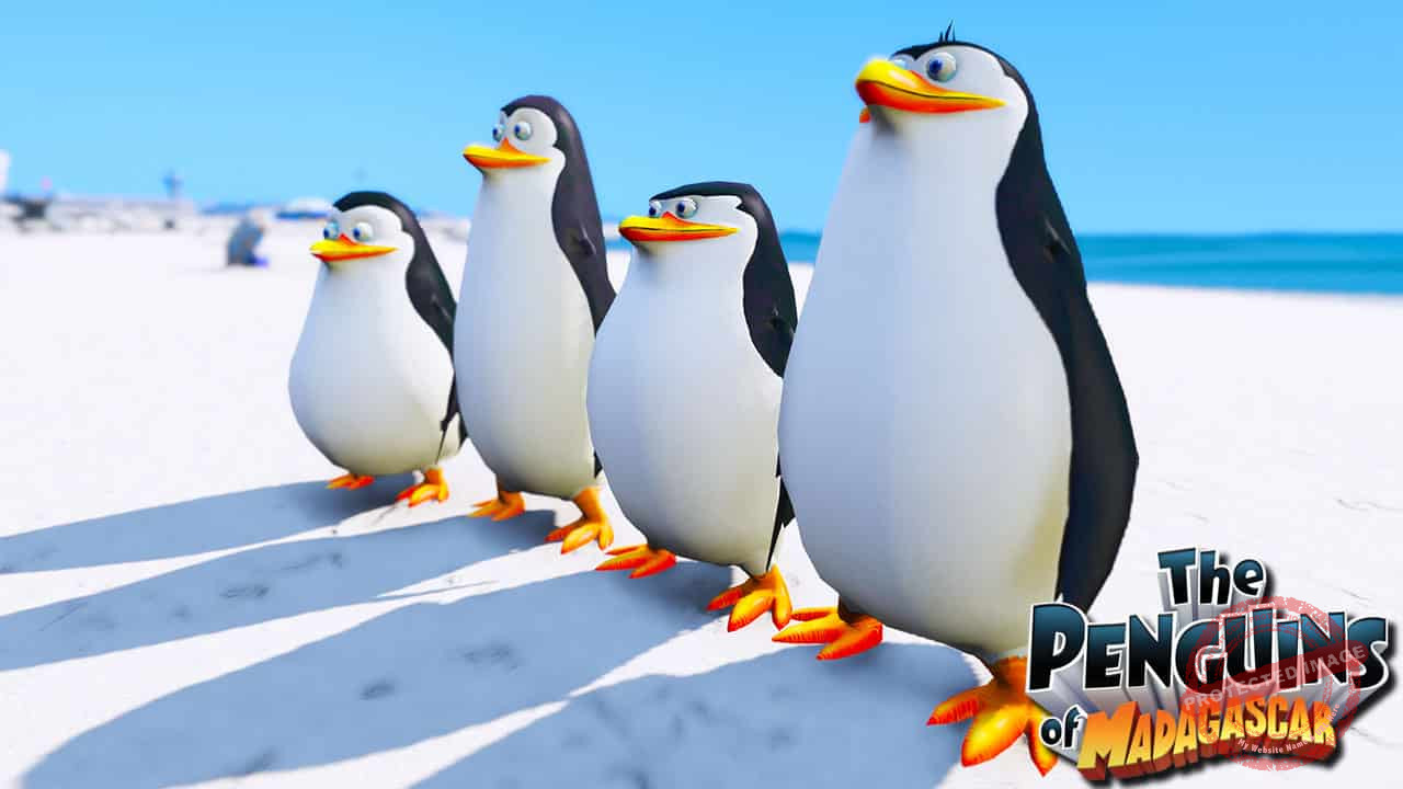 GTA 5 Mods The Penguins of Madagascar FULL PACK