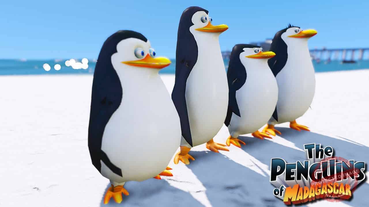 GTA 5 Mods The Penguins of Madagascar FULL PACK