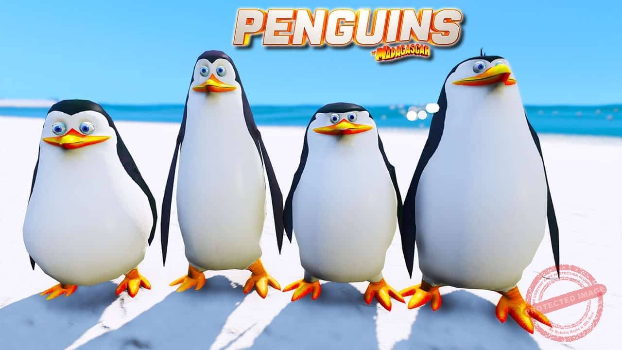 GTA 5 Mods The Penguins of Madagascar FULL PACK