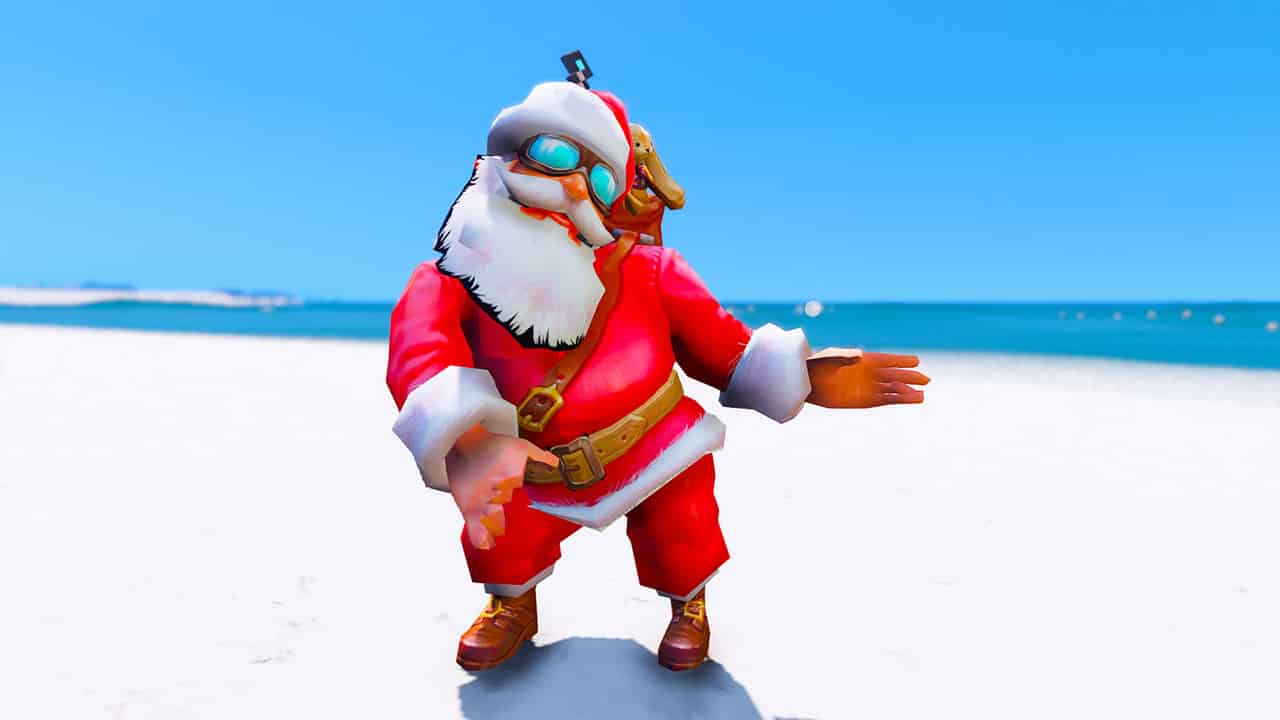 GTA 5 Mods Cartoon Santa Clause V4