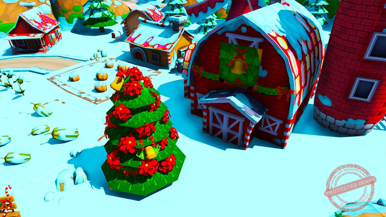 GTA 5 Mods Christmas Cartoon Farm