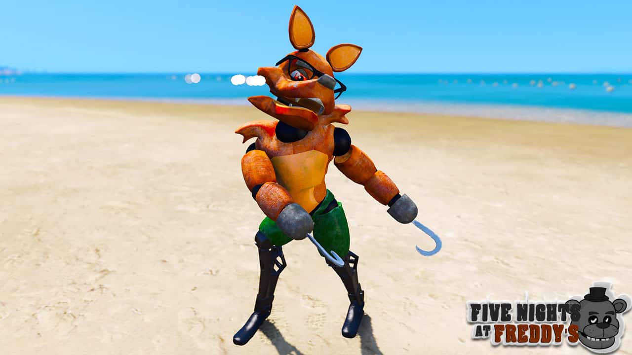 GTA 5 Mods FNAF Stepp'n Foxy