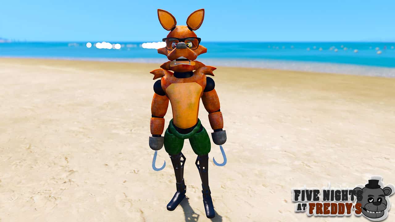 GTA 5 Mods FNAF Stepp'n Foxy