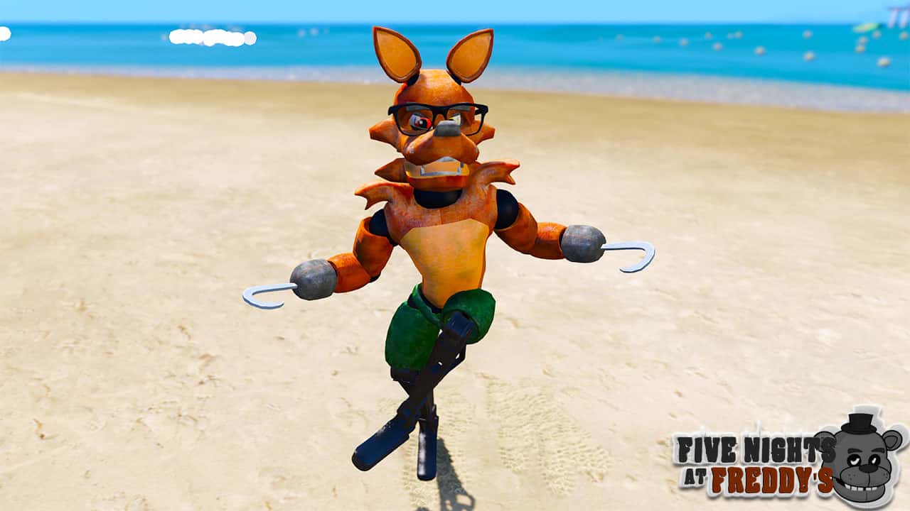GTA 5 Mods FNAF Stepp'n Foxy