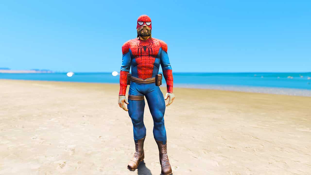 GTA 5 Mods Spiderman HERC