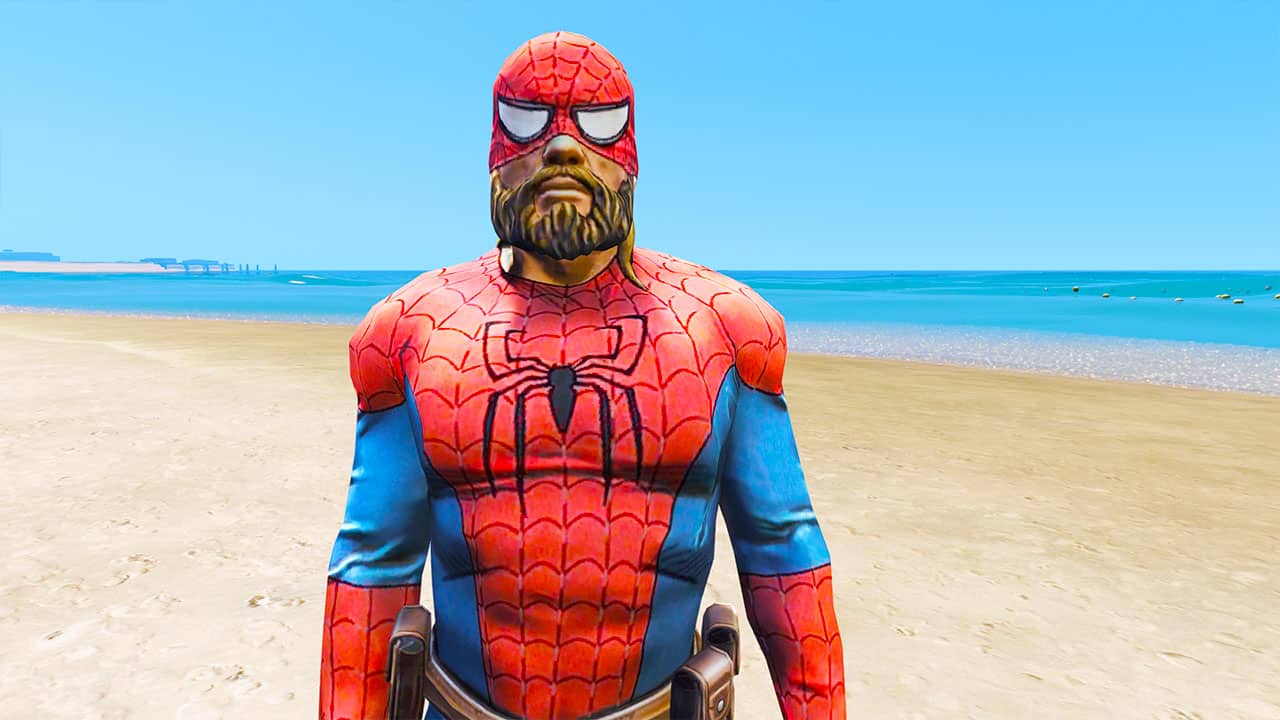 GTA 5 Mods Spiderman HERC