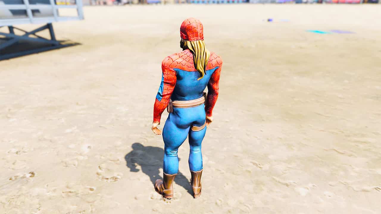 GTA 5 Mods Spiderman HERC