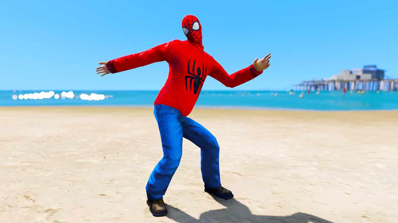 GTA 5 Mods Ultimate Spiderman Homemade