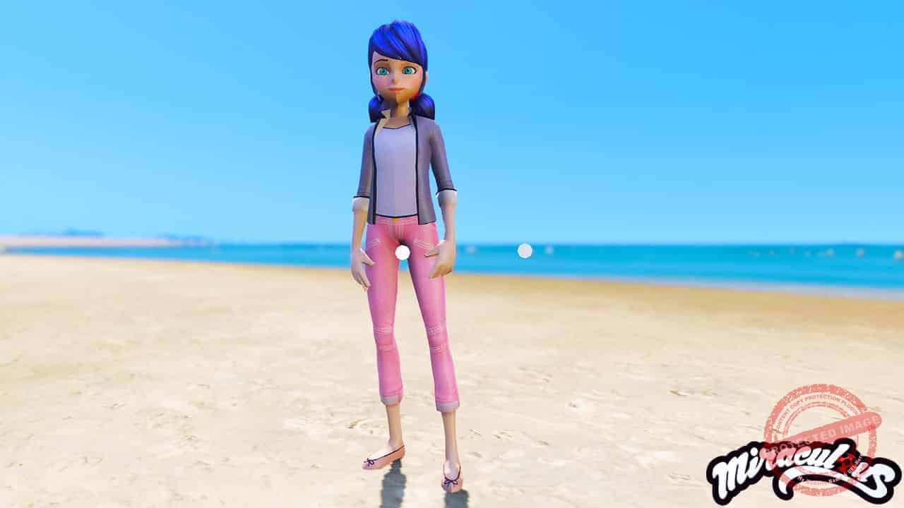 GTA 5 Mods Marinette in Miraculous